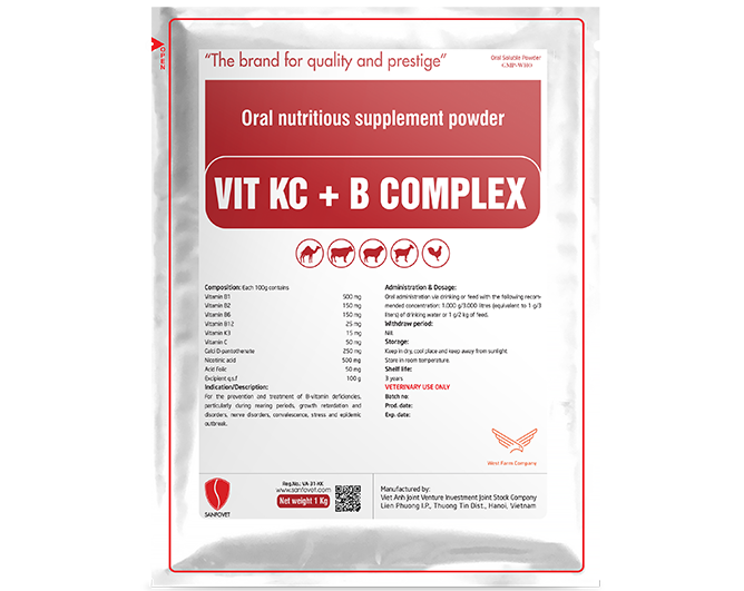 Veterinary Medicine Exporter - Vit Kc + B Complex (Iraq)